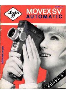 Agfa Movex SV manual. Camera Instructions.
